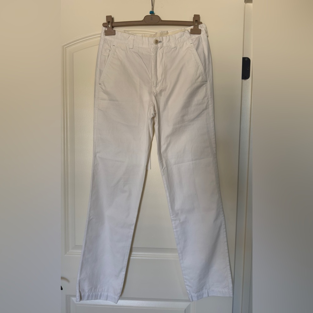 Brunello Cucinelli Cream Cotton Chinos